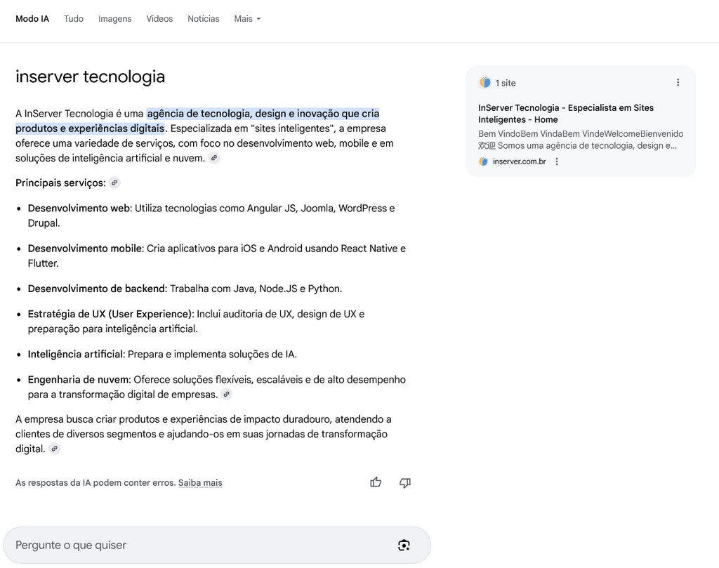 A importância de atualizar seu SEO e dados online: como isso afeta o Google, redes sociais e até Inteligências Artificiais